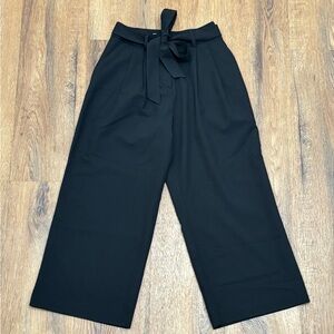 ASOS Belted Ankle Wide-Leg Pants